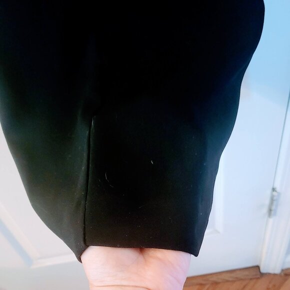 GREAT Solid Black Soft "Slinky" Pants w/ELASTIC In Waist- SO VERSATILE! - Picture 3 of 12